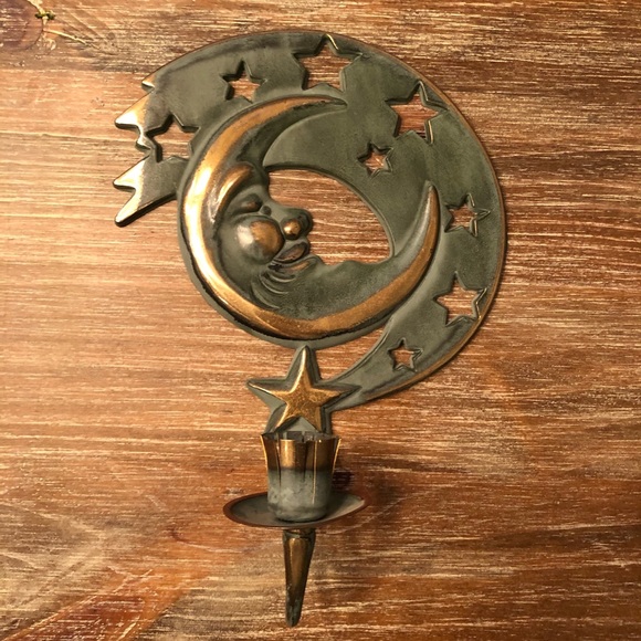 VTG 1994 PARTYLITE RUSTIC MOON CANDLEHOLDER